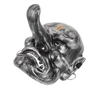 Gatuida Máscara Tradicional Japonesa Tengu de Carnaval, Máscara Completa de Samurái Japonesa Aterradora para Cosplay y Fiestas, Accesorio Ligero y Decorativo para Halloween y Eventos