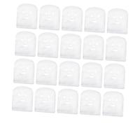 Gatuida Mascarilla Facial 100 Piezas para Spa de Algodón de Gasa en Forma de Gesto Ajustable al Contorno Facial Que Mejora la Absorción Piel
