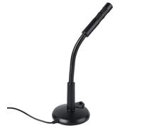 Gatuida Micrófono de Condensador USB para Grabación y Juegos Micrófono de Escritorio Cable Amplificador de Voz Integrado Compatible PC y Portátil Color Negro