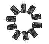 Gatuida Microinterruptores de Límite 10 Unidades Spdt 1no 1nc Botón de Rápida Accesorio para Electrodomésticos Repuesto de Interruptor Límite para Control Industrial