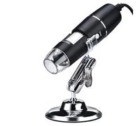 Gatuida Microscopio Digital USB 1000X Lupa LED Ajustable Microscopio Portátil para Inspección Electrónica Joyería y Laboratorio Conexión USB para PC