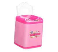 Gatuida Mini Lavadora Juguete Eléctrica para Imitación de Electrodoméstico Rosa Sin para Cocinas de Juguete
