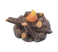 Gatuida Miniatura Hoguera Decorativa para Casa de Muñecas Fuego Artificial Duradero para Miniatura y Decoración de Jardines