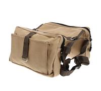 Gatuida Mochila para Perros Multifuncional Alforja Ajustable con Correas de Liberación Rápida para Senderismo Camping y Bolsa Lateral con Compartimentos con para Perros Medianos y