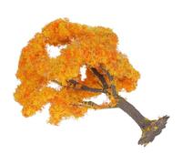 Gatuida Modelo de Árbol Miniatura de Paisaje Simulado 15 Cm, Planta Artificial Naranja para Dioramas y Manualidades, Decoración de Paisajes en Miniatura para Trenes y Maquetas