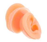 Gatuida Modelo de Oreja de Silicona Suave y Flexible Izquierdo y Derecho Corporales para Práctica de Perforación de Orejas Soporte de Práctica Modelo para Exhibición de Joyas