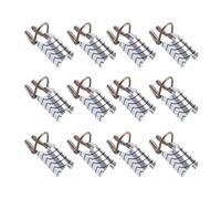 Gatuida Moldes Metálicos Guía Precisa 15 Reutilizables para Uñas de Aluminio Cubiertas para Dedos Plateadas para Manicura Profesional y Uso en Casa