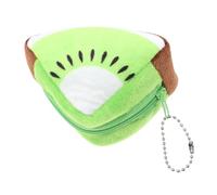 Gatuida Monedero Pequeño De Frutas Kiwi, Estilo Peluche, Material Textil, Multifuncional para Mujer, Uso Diario y Viaje, Diseño Compacto y Portátil
