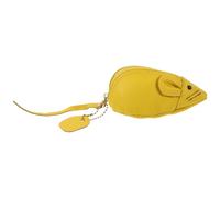 Gatuida Monedero Pequeño de Piel Color Amarillo Limón Diseño de Dibujos Animados Bolsa Flexible para Guardar Monedas y Cambio Adecuado para Viajes y Uso Diario