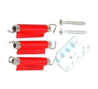 Gatuida Muelles de Trémolo Metálicos para Guitarra Eléctrica 1 Juego Rojo de Tensión para Puente de Trémolo Accesorio de Repuesto para Instrumentos Musicales Uso Profesional y