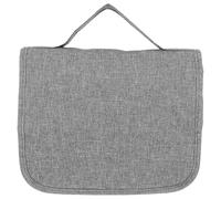 Gatuida Neceser de Viaje Plegable Gris Neceser Portátil Unisex para Artículos de Aseo Colgante Multiusos Adecuado para Gimnasio Viaje y Acampada 1 Pieza