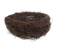 Gatuida Nido de Pájaros de Ratán Mano Decoración Rústica para Jardín y Adorno Colgante Natural para Exteriores Accesorio para Fotografía y Fiestas de Pascua