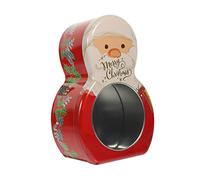 Gatuida Obsequio de Caja de Dulces de Hojalata Caja para Envolver Golosinas Contenedor de Dulces Navideños Multiusos para Bombones Soporte de Fiesta