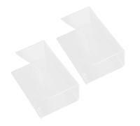 Gatuida Organizador de Correo Diseño Elegante y Funcional Acrílico para Escritorio 2 Piezas Bandeja Multilayer para Sobres y Documentos para Oficina y Hogar