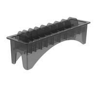 Gatuida Organizador para Peines de Máquina de Cortar Pelo Caja Plástica Rectangular para Guardar Peines Guía Estuche para Herramientas de Peluquería Profesional y Casa Soporte Seguro y