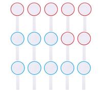 Gatuida Paletas de Pizarra Borrables 24 Piezas Tablero de Puntuación Portátil 10X20 CM Tablero de Escritura a Mano Paletas de Votación Reutilizables para Aula y Competencias Material