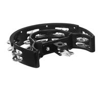 Gatuida Pandereta de Mano Doble Cascabeles de Metal y Abs, Instrumento de Percusión Fácil de Usar para Adultos en Eventos y Día del Niño