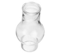 Gatuida Pantalla de Lámpara de Queroseno de Vidrio Transparente Resistente al Viento para Lámpara Vintage Pequeña Accesorio Práctico y Fácil de Instalar