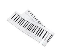 Gatuida Papel De Práctica para Teclado De Piano De Teclas Tabla De Guía De Notas Ayuda Visual para Estudiantes Principiantes