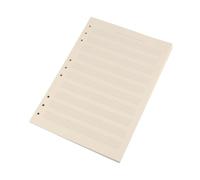 Gatuida Papel Escritura 100 Hojas 3 Mm 10 Líneas Recambio para Cuaderno de Composición Tinta No Traspasa Adecuado para Músicos y Estudiantes