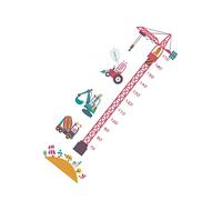 Gatuida Pegatina de Pared Medidor de Altura para Niños, Calcomanía Artística de Pvc, Diseño Dibujos Animados, 30x90 Cm, Decoración Habitación Infantil, Set 2 Piezas