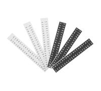 Gatuida Pegatinas para Kalimba de 17 Teclas Etiquetas de Notas para Piano de Pulgar para Principiantes Juego de 6 Piezas 3 Blancas 3 Negras para Entrenamiento y Práctica Musical