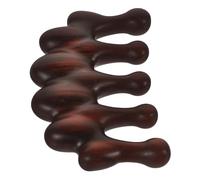 Gatuida Peine de Madera de Dientes Anchos para Masaje de Cabelludo Estimula Circulación Exfolia y Dolores para Cuidado Femenino y Relajación