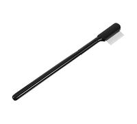 Gatuida peine de pestañas ojo pincel cabello frente angular pestañas postizas separador de pestañas lash extension cepillo de pestañas cepillo reparador de cejas aguja de acero Black