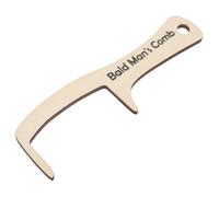 Gatuida Peine Gigante De Madera Dientes Anchos Para Hombre Calvo 1 Unidad Masajeador Cuero Cabelludo Cuidado Personal Uso Casa y Oficina