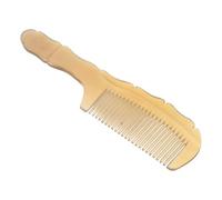 Gatuida Peine Material de Cuerno de Buey y Protección del Cabello de Cuerno Natural Masajeador del Cuero Cabelludo Beige para Mujer para Uso Doméstico y Cuidado Diario