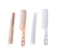 Gatuida Peines de Aluminio para Peluquería Herramientas Profesionales de Corte y Desenredo para Hombres y Mujeres Color Bronce