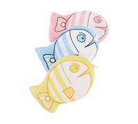 Gatuida Pelota de Baño Adorable para Ñiño y Niño 3 Piezas de Algodón Diseño de Dibujos Animados, y Segura para Piel Delicada, Almacenamiento Conveniente Varios estilos