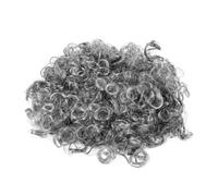 Gatuida Peluca Abuela Gris Peluca Corta Realista para Cosplay de Anciano Accesorio de Disfraz para Fiestas de Disfraces Representaciones Teatrales Carnaval Fiesta de Disfraces