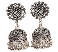 Gatuida Pendientes Bohemios Para Mujer Diseño Étnico Blanco Gota Colgante De Aleación Segura Ligeros y Duraderos Para Fiestas y Bodas Accesorio Artístico Para Looks Vintage