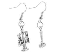 Gatuida Pendientes Colgantes Abogados de Justicia para Mujer Pendientes Decorativos de Escalas de Accesorios Chic para y Originales