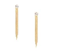 Gatuida Pendientes De Borlas Cadena De Hueso De Serpiente Pendientes Colgantes Para Mujer Gemas De Imitación Estilo y Elegante Para Ocasiones Especiales