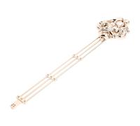 Gatuida Péndulo De Reloj De Metal Para Reloj De Pared De 33 Cm Pieza De Reemplazo Del Péndulo Accesorio Para Reparación y Fabricación Manual Suministro De Pared