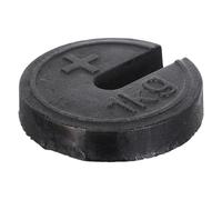 Gatuida Pesa de Hierro Ranurada 1 Kg para Tracción Ortopédica Gancho, Contrapeso Industrial para Equipos Médicos Profesionales, Reemplazo de Peso Preciso para Básculas y Tracción Clínica