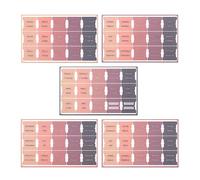 Gatuida Pestañas Índice para Biblia 5 Hojas Color Sombra de Atardecer Separadores de Papel Duraderos para Estudio Bíblico Etiquetas Bíblicas Pequeñas para Accesorios y Organización de