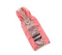 Gatuida Pet Dog Jumpsuit con Capucha Reflectante para Lluvia XL Rosa Diseño Resistente y Seguro para Paseos Nocturnos y Verano