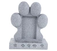 Gatuida Piedra Conmemorativa para Perros: Piedra funeraria para Mascotas, Estatua Conmemorativa de Gato con Forma de Pata para Mascotas - Marcador de Tumba para la pérdida de un Gato en Exteriores o