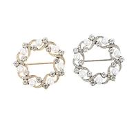 Gatuida Pinzas Para Camisetas y Bufandas De Moda, Hebillas Decorativas Para Ropa, Material Duradero y Superficie Lisa, Para Mujeres y Niñas, Uso Diario y Ocasiones Casuales, Pack De 2 Unidades