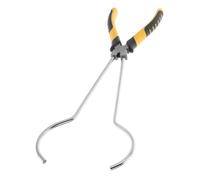 Gatuida Pinzas para Crisol Ergonómicas para Fundición de Metales Herramientas de Joyería con Mango Cómodo Tenazas Curvas Largas para Manejo Preciso y Refinado