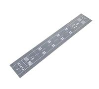 Gatuida Pista de Aterrizaje para maquetas: Plataforma de despegue de Aeropuerto de plástico de 60 x 10 cm, Pista de Aterrizaje para Aviones pequeños, Fondo de para dioramas de Modelos de Aviones.