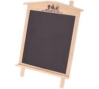 Gatuida Pizarra Multifunción Magnética en Forma de Casita Negra de Madera Soporte Colgante, Adecuado para Decoración del Hogar y Mensajes en Escritorio