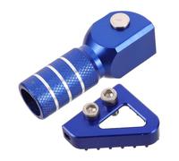 Gatuida Placa de Estribo de Motocicleta Azul de Aleación de Aluminio Pedal de Freno Trasero, Diseño Moderno y Control Mejorado para Motorbike y Motocicleta
