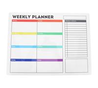 Gatuida Planificador Semanal Pizarra Blanca Adhesiva Reutilizable para Cocina Oficina Hogar Organización Familiar Visual Control Fácil Reubicación