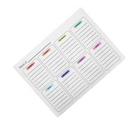 Gatuida Planificador Semanal Pizarra Blanca de Borrado en Seco Adhesiva Extraíble 30x40 Cm Pvc para Pared y Nevera, Organizador de Tareas y Horarios, Pegatina Reutilizable para Oficina