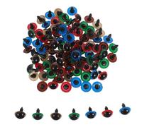 Gatuida Plastic Safety Eyes For Doll Making Supplies Round Craft Eyes with Washers For Crochet Animals Stuffed Toys DIY Puppets Bear Dolls