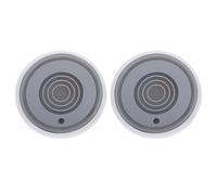 Gatuida Posavasos LED para Coche Acrílico Luces RGB Multicolor Tapete Luminoso para Vasos Conexión USB Set de 2 Unidades para Decoración Interior y Ambiente Nocturno